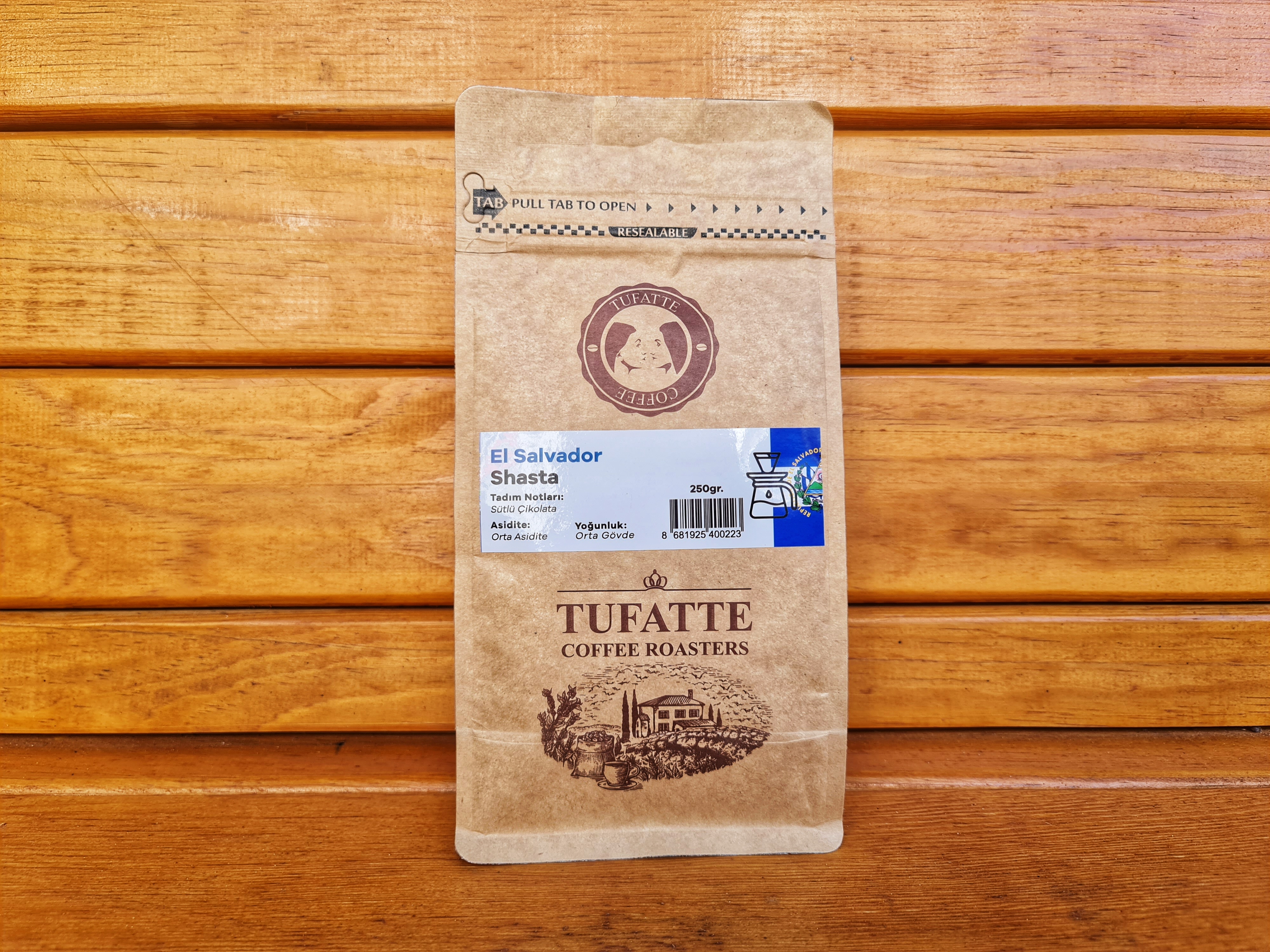 Tufatte El Salvador Filtre Kahve 250 g - 1