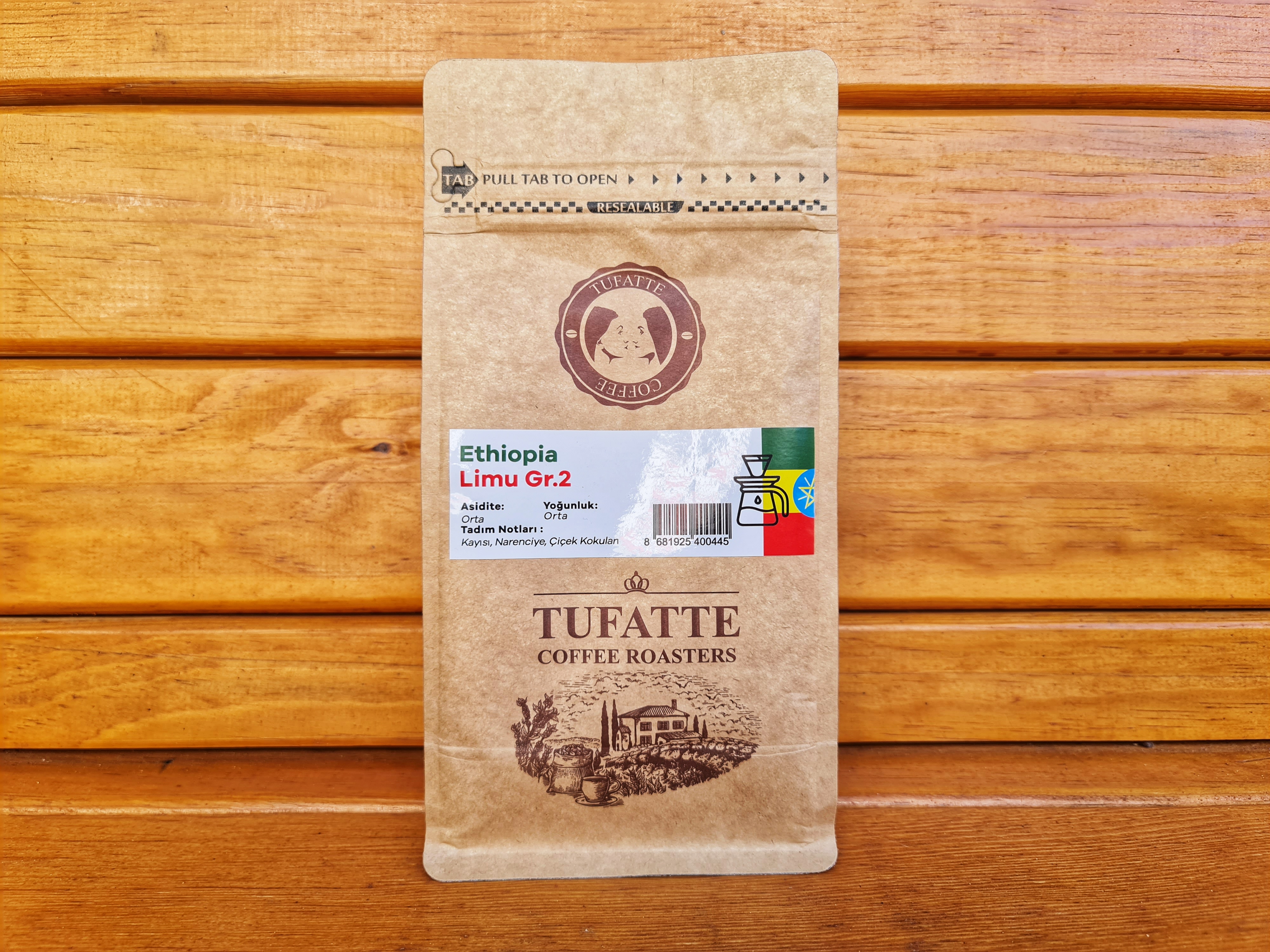 Tufatte Ethiopia Sidamo Filtre Kahve 250 g - 1