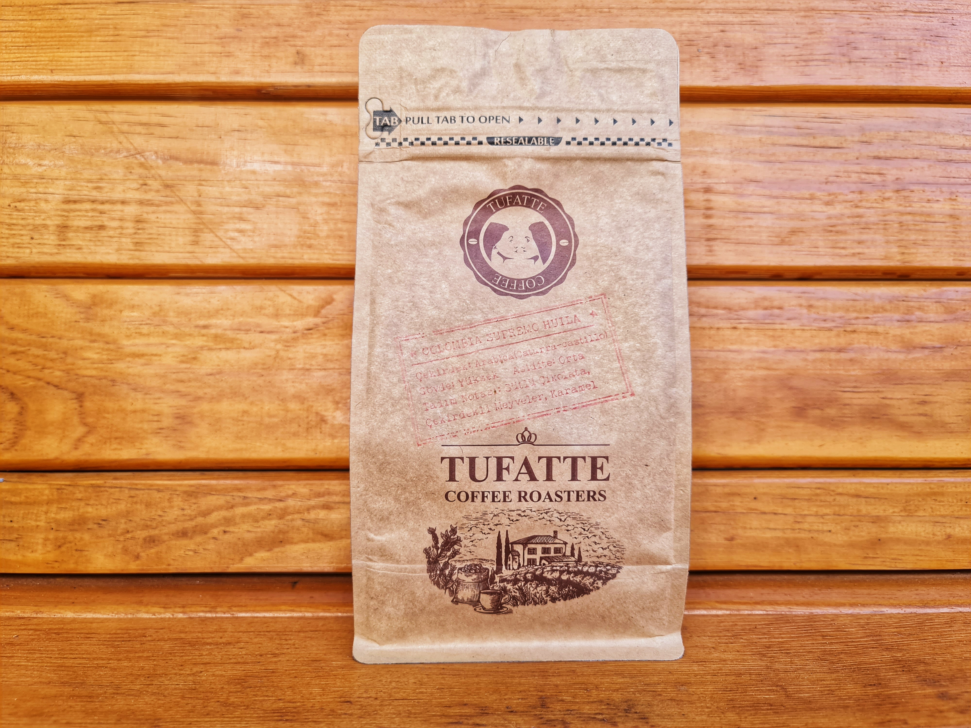 Tufatte Colombia Supremo Filtre Kahve 250 g - 1